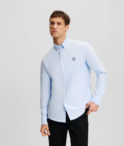 Karl Lagerfeld Circle Logo Oxford Shirt