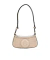 Karl Lagerfeld Circle Shoulder Bag In Brown