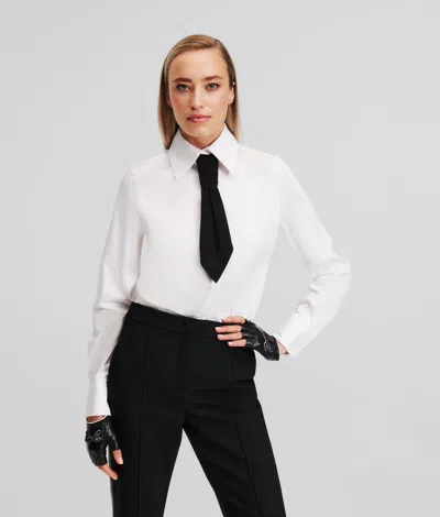 Karl Lagerfeld Classic Shirt In White