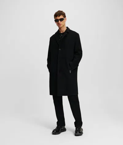 Karl Lagerfeld Classic Wool Coat