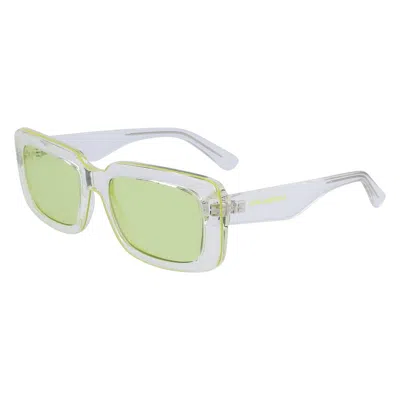 Karl Lagerfeld Clear Injectedsunglasses In Multi