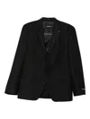 Karl Lagerfeld Clever Wool Blazer In Black