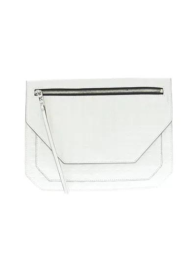 Pre-owned Karl Lagerfeld Clutch In Silver
