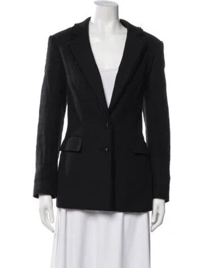 Pre-owned Karl Lagerfeld Coat In Black
