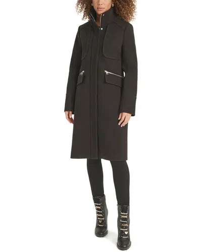 Karl Lagerfeld Coat In Black
