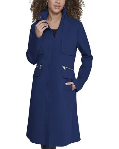 Karl Lagerfeld Coat In Blue
