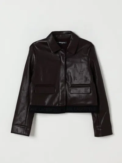Karl Lagerfeld Coat  Kids Kids Color Brown