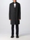 Karl Lagerfeld Coat  Men In Charcoal