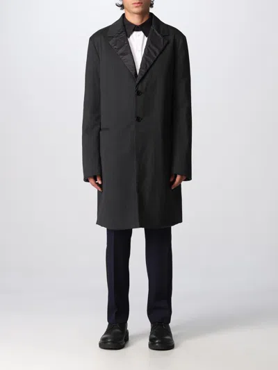 Karl Lagerfeld Coat  Men In Charcoal