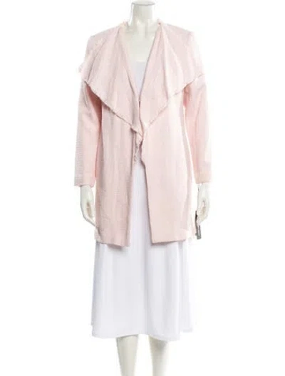 Pre-owned Karl Lagerfeld Coat In Pink