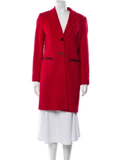 Pre-owned Karl Lagerfeld Coat In Red