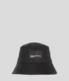 Karl Lagerfeld Coated Denim Bucket Hat