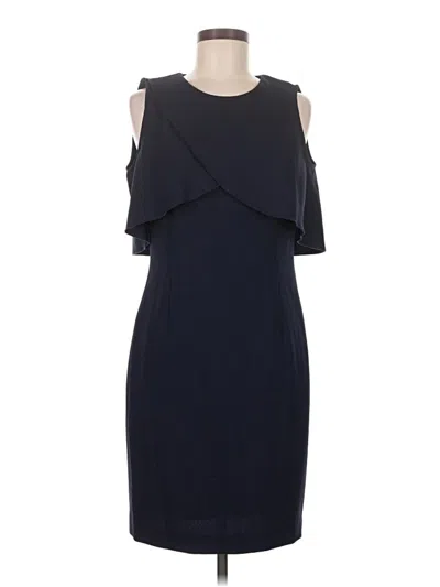 Pre-owned Karl Lagerfeld Cocktail Dress In Blue