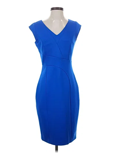 Pre-owned Karl Lagerfeld Cocktail Dress In Blue