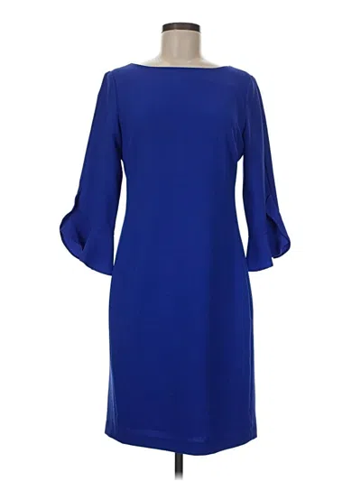 Pre-owned Karl Lagerfeld Cocktail Dress In Blue