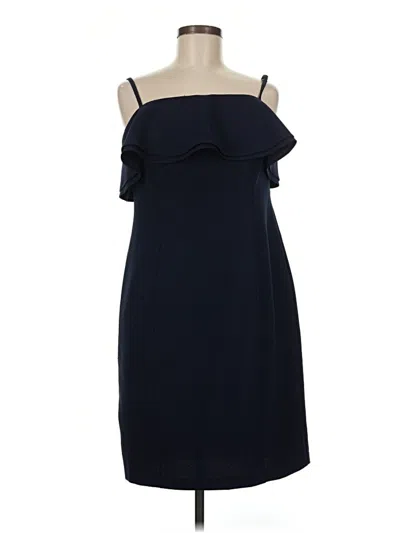 Pre-owned Karl Lagerfeld Cocktail Dress In Blue