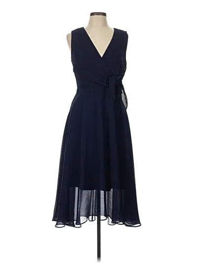 Pre-owned Karl Lagerfeld Cocktail Dress In Blue