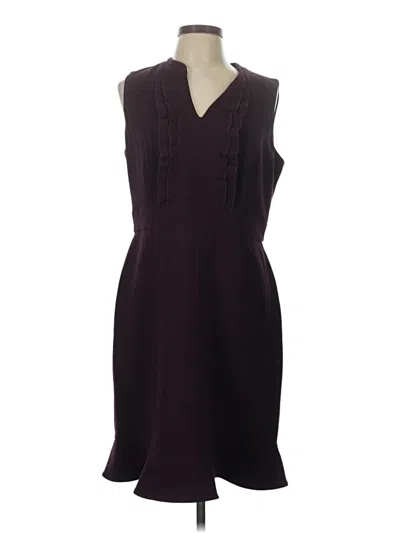 Pre-owned Karl Lagerfeld Cocktail Dress In Burgundy