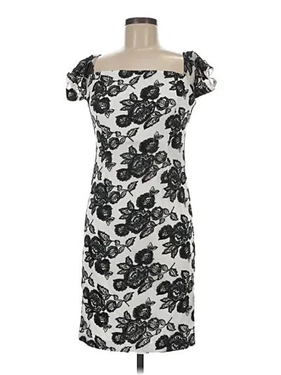 Pre-owned Karl Lagerfeld Cocktail Dress In Gray