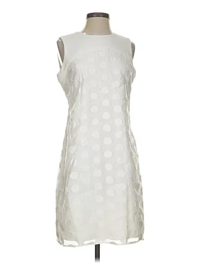 Pre-owned Karl Lagerfeld Cocktail Dress In Ivory