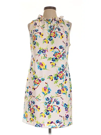 Pre-owned Karl Lagerfeld Cocktail Dress In Ivory