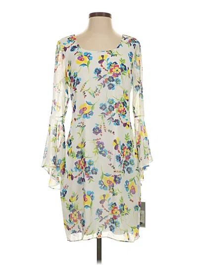 Pre-owned Karl Lagerfeld Cocktail Dress In Ivory