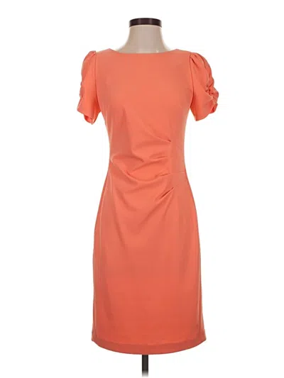 Pre-owned Karl Lagerfeld Cocktail Dress In Orange