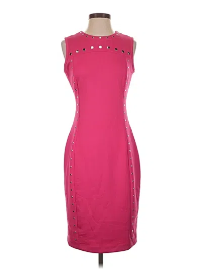 Pre-owned Karl Lagerfeld Cocktail Dress In Pink