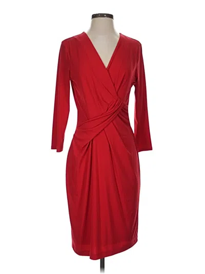 Pre-owned Karl Lagerfeld Cocktail Dress In Red