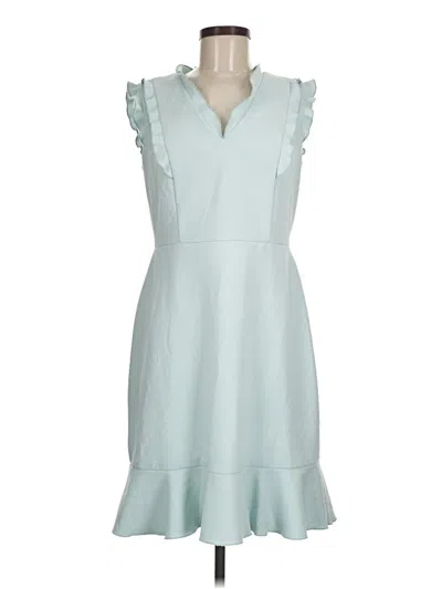 Pre-owned Karl Lagerfeld Cocktail Dress In Teal