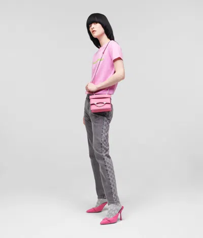 Karl Lagerfeld Color-block Kl Monogram Jeans In Gray