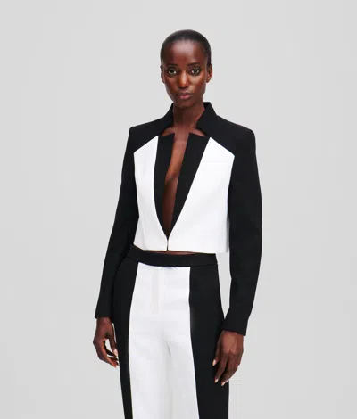 Karl Lagerfeld Color-block Tailored Blazer