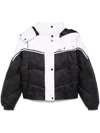 Karl Lagerfeld Colorblock Padded Jacket In White