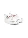 Karl Lagerfeld Colour-block Leather Sneakers In White