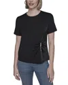 Karl Lagerfeld Combo Tee In Black