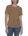 Karl Lagerfeld Combo Tee In Brown