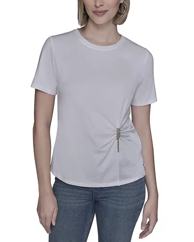 Karl Lagerfeld Combo Tee In White
