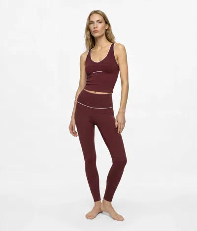 Karl Lagerfeld Contrast Piping Athleisure Leggings
