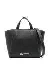 Karl Lagerfeld Contrast-stitch Tote Bag In Black