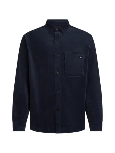 Karl Lagerfeld Corduroy Pocket Shirt In Multi