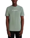Karl Lagerfeld Core Logo Tee In Green