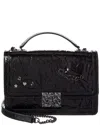 Karl Lagerfeld Corinne Medium Leather Shoulder Bag