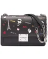 Karl Lagerfeld Corrine Mini Shoulder Bag In Black