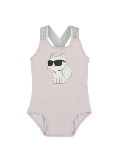 Karl Lagerfeld Kids' Costume Intero In Pink
