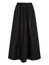 Karl Lagerfeld Cotton Beach Skirt In Black