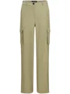 Karl Lagerfeld Cotton-blend Cargo Trousers In Green