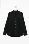 Karl Lagerfeld Cotton-blend Shirt In Black