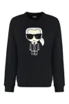 Karl Lagerfeld Ikonik Karl Sweatshirt In Black