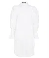 Karl Lagerfeld Cotton Dress In White