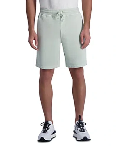 KARL LAGERFELD COTTON FRENCH TERRY REGULAR FIT SHORTS